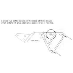 Birzman Aeroman Bottle Cage Adapter For Saddle Fixing -Bike Clothing Shop 9507892A322F4448E70435AC5E882E26 1
