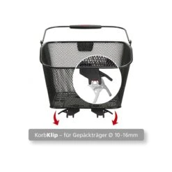 KLICKFIX CITYMAX KORBKLIP Rear Bike Basket 34 KLICKFIX CITYMAX KORBKLIP Rear Bike Basket -Bike Clothing Shop CB4655E12389F28298C542C118A29859 1